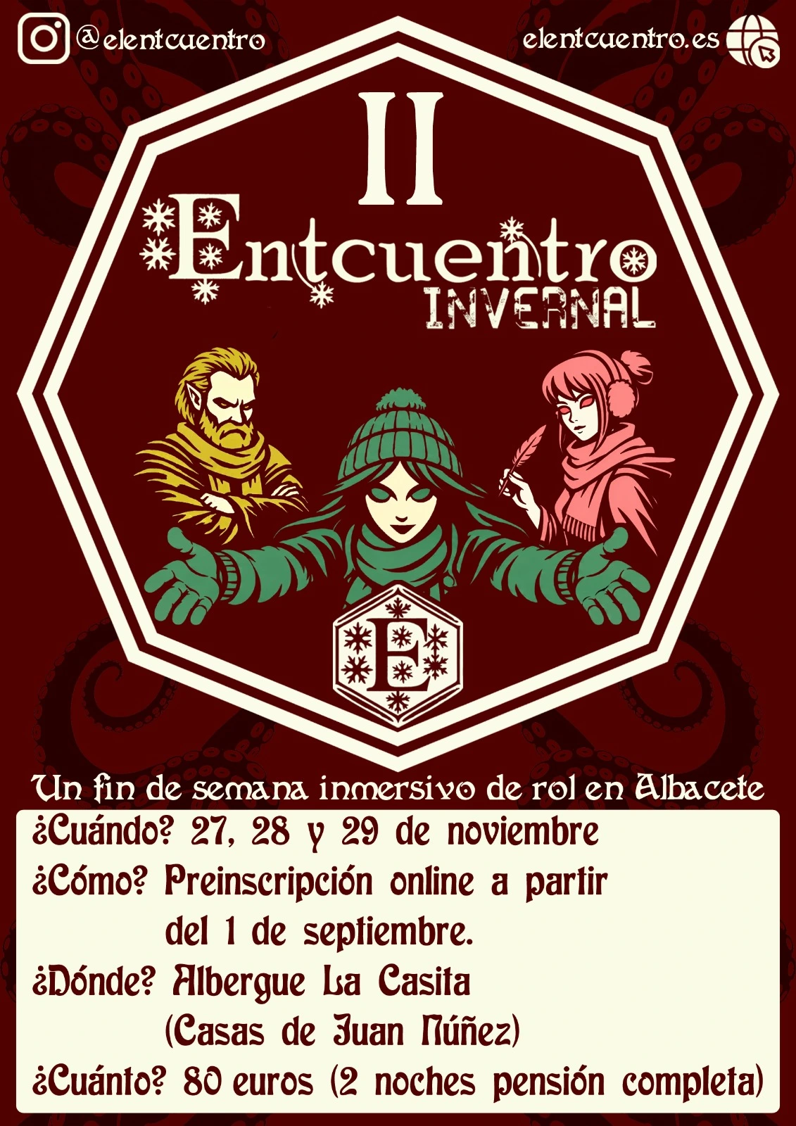 El Entcuentro - Cartel II Entcuentro Invernal